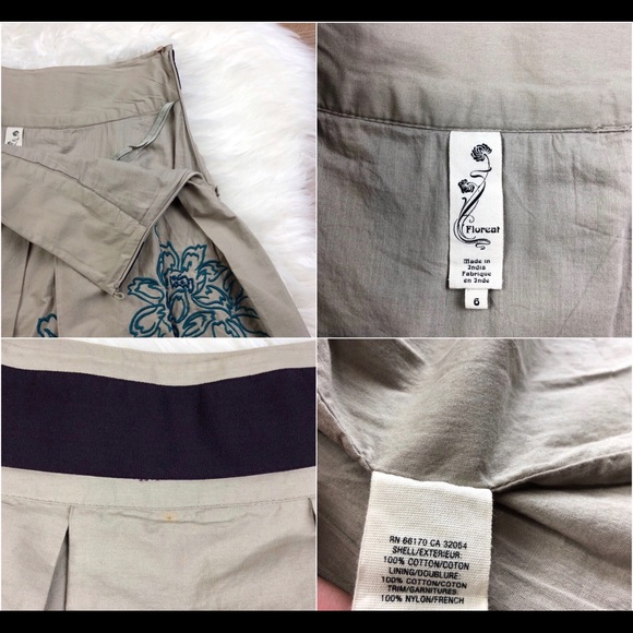 Anthropologie Floreat Wild Gardens Skirt Rare N41 - Picture 8 of 8